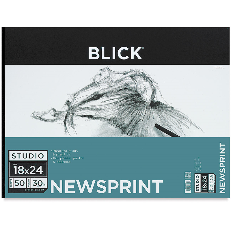 Charcoal Blick Compressed Black Stick Set 4Pc