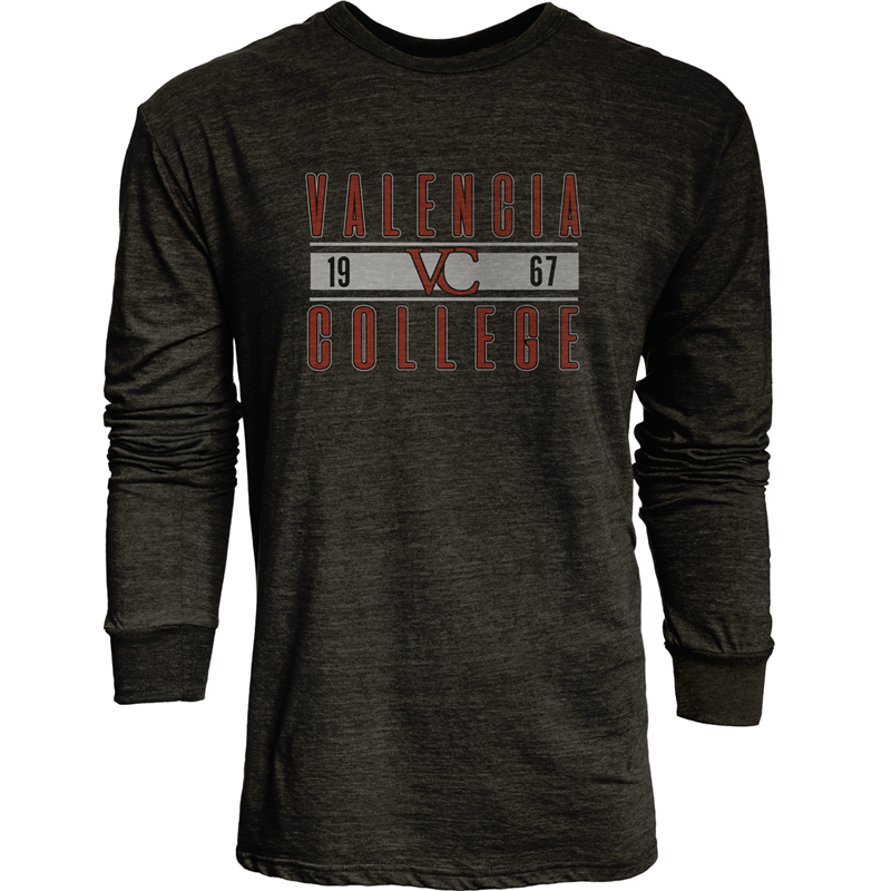 Blue84 Tri-Blend Long Sleeve Est 1967 Tee | Valencia College Campus Store